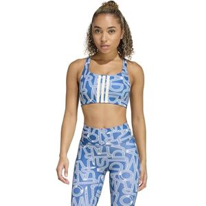 adidas Women's x Farm Rio Optime Bra, Dark Marine/Talc/Cream White, XXL adidas Women's x Farm Rio Optime Bra, Dark Marine/Talc/Cream White, XXL