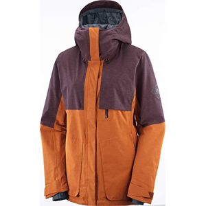 Salomon Proof Lt Insul Jkt W Jacket Women, womens, Jacket, LC1385900, umber/winetasting/heather, S Salomon Proof Lt Insul Jkt W Jacket Women, womens, Jacket, LC1385900, umber/winetasting/heather, S
