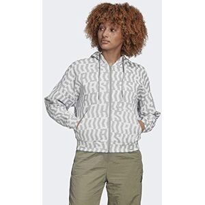 adidas Women W MHE AOP FZ HD Sweatshirt Brgrin, 2X-Small adidas Women W MHE AOP FZ HD Sweatshirt Brgrin, 2X-Small