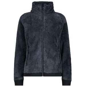 CMP Women's Highloft Fleece Jacket, Titanium-Black, 20 CMP Women's Highloft Fleece Jacket, Titanium-Black, 20