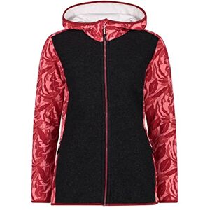 CMP Women's Stretch Fleece Jacket with Fixed Hood CMP Women's Stretch Fleece Jacket with Fixed Hood