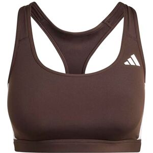 adidas Women's Optime Essentials Workout 3-Stripes Medium Support Bra, Aurora Coffee Met./White, XL adidas Women's Optime Essentials Workout 3-Stripes Medium Support Bra, Aurora Coffee Met./White, XL