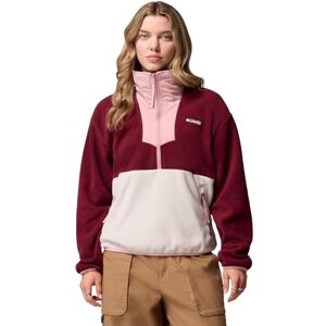 Columbia Women's Sequoia Grove 1/2 Zip Fleece, Fleece Pull Over, Rich Wine/Dark Stone/Eraser Pink, XS Columbia Women's Sequoia Grove 1/2 Zip Fleece, Fleece Pull Over, Rich Wine/Dark Stone/Eraser Pink, XS