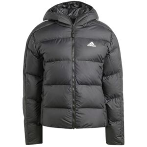 adidas Women's Essentials 3-Stripes Mid Down Hooded Jacket, Black, XXS adidas Women's Essentials 3-Stripes Mid Down Hooded Jacket, Black, XXS