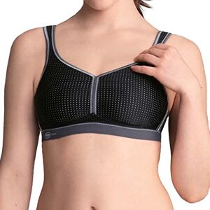 Anita Women's Sports Bra Performance 5566 Black/Anthracite 32E Anita Women's Sports Bra Performance 5566 Black/Anthracite 32E