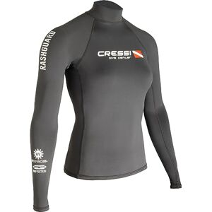 Cressi Women's Lady Black Dive Center Rash Guard Woman Long Sl Long Sleeves, Black, L 4 42 UK Cressi Women's Lady Black Dive Center Rash Guard Woman Long Sl Long Sleeves, Black, L 4 42 UK