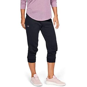 Under Armour Women Rival Fleece Crop Capri Black/Purple Prime, Small Under Armour Women Rival Fleece Crop Capri Black/Purple Prime, Small