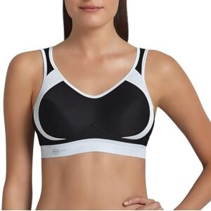 Anita Women's Non-Wired Sports Bra Extreme Control 5527 Black 38 C Anita Women's Non-Wired Sports Bra Extreme Control 5527 Black 38 C