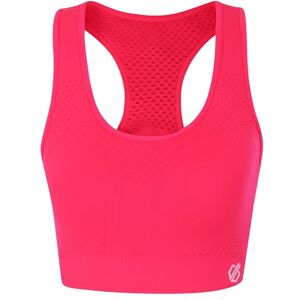 Dare 2b Womens Dont Sweat It Medium Impact Sports Bra, Seamless Q-WIC Antibacterial Fabric Perfect for Activewear, Working Out & Yoga Neon Pink Dare 2b Womens Dont Sweat It Medium Impact Sports Bra, Seamless Q-WIC Antibacterial Fabric Perfect for Activewear, Working Out & Yoga Neon Pink