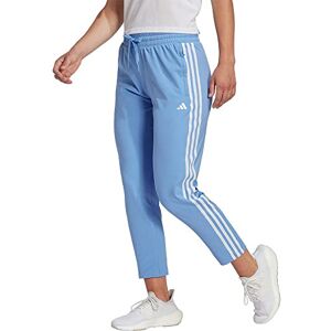 adidas Women's AEROREADY Made4Training 7/8 Knit 3-Stripes Tapered Pants, Blue Fusion/White, XXL adidas Women's AEROREADY Made4Training 7/8 Knit 3-Stripes Tapered Pants, Blue Fusion/White, XXL