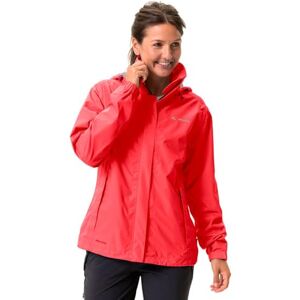 VAUDE Women's Escape Light rain jacket in red, Waterproof Jacket Women, packable rain jacket with Hood, Climate-Friendly Windbreaker Jacket, 38 VAUDE Women's Escape Light rain jacket in red, Waterproof Jacket Women, packable rain jacket with Hood, Climate-Friendly Windbreaker Jacket, 38