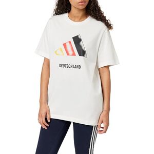 adidas Unisex Germany 3BAR Logo Graphic T-Shirt, White, XS adidas Unisex Germany 3BAR Logo Graphic T-Shirt, White, XS