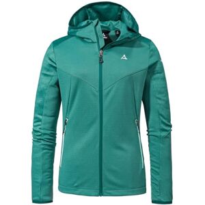 Schöffel Women's Fleece Hoody Svardalen L Jacket, Teal, 38 Schöffel Women's Fleece Hoody Svardalen L Jacket, Teal, 38