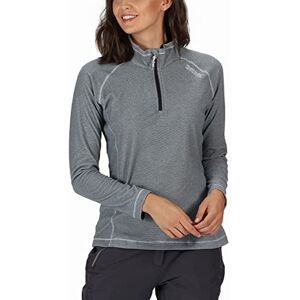 Regatta Women's Montes Lightweight Half Zip Mini Stripe Micro Fleece, Grey (Dark Light Steel), 14 UK (40 EU) Regatta Women's Montes Lightweight Half Zip Mini Stripe Micro Fleece, Grey (Dark Light Steel), 14 UK (40 EU)