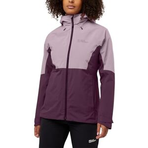 Jack Wolfskin Women's Glaabach 3-in-1 JKT W Jacket, Midnight Plum, M Jack Wolfskin Women's Glaabach 3-in-1 JKT W Jacket, Midnight Plum, M