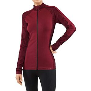 FALKE 37902 Women's Long-Sleeved Shirt Full Zip Red M-L FALKE 37902 Women's Long-Sleeved Shirt Full Zip Red M-L