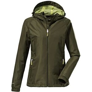 killtec KOS 15 WMN JCKT 38276-000 Women's Functional Jacket with Hood, Packable, Dark Olive, Size 44 killtec KOS 15 WMN JCKT 38276-000 Women's Functional Jacket with Hood, Packable, Dark Olive, Size 44