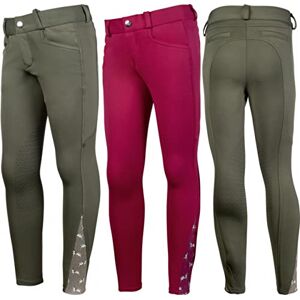 HKM Allure Cheval Leggings Cranberry 134 HKM Allure Cheval Leggings Cranberry 134