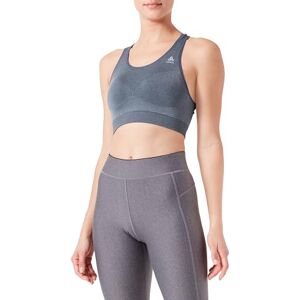 Odlo Women's Damen Seamless Medium Ceramicool Sport-BH Bra, Dark Slate Melange, S Odlo Women's Damen Seamless Medium Ceramicool Sport-BH Bra, Dark Slate Melange, S