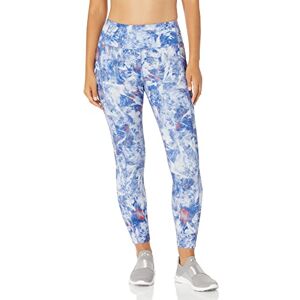 Calvin Klein Women's Printed High Waist 7/8 Length Tight Leggings, Etching Bold Blue, XS Calvin Klein Women's Printed High Waist 7/8 Length Tight Leggings, Etching Bold Blue, XS