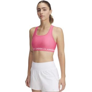 Under Armour Women's Mid Bra, Comfortable and Breathable Women's Sports Bra, Supportive Racer Back Gym Bra with Removable Cups Under Armour Women's Mid Bra, Comfortable and Breathable Women's Sports Bra, Supportive Racer Back Gym Bra with Removable Cups