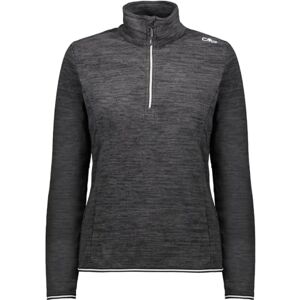 CMP Woman Sweat, Black Mel., XXS CMP Woman Sweat, Black Mel., XXS