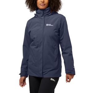 Jack Wolfskin Women's Rotwand 3in1 JKT W Jacket, Graphite, XS Jack Wolfskin Women's Rotwand 3in1 JKT W Jacket, Graphite, XS