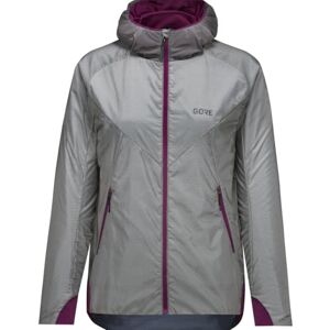 GOREWEAR R5 Women GORE-TEX INFINIUM™ Insulated Jacket, Lab Gray/Process Purple, 34 GOREWEAR R5 Women GORE-TEX INFINIUM™ Insulated Jacket, Lab Gray/Process Purple, 34