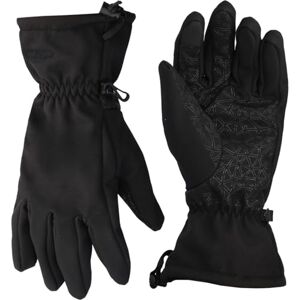 CMP Woman Softshell Gloves, Black, 7.5 CMP Woman Softshell Gloves, Black, 7.5