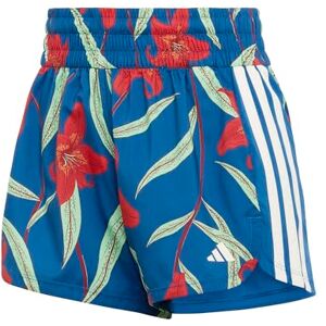 adidas Women's x Farm PIO Pacer Shorts, Dark Marine/Tactile red/Cream White, XS adidas Women's x Farm PIO Pacer Shorts, Dark Marine/Tactile red/Cream White, XS