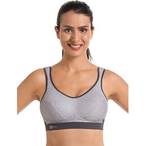 Anita Women's Non-Wired Sports Bra Extreme Control 5527 Heather Grey 46 C Anita Women's Non-Wired Sports Bra Extreme Control 5527 Heather Grey 46 C