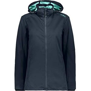 CMP Women's Comfort Long Fit Lightweight Softshell Jacket, womens, Jacket, 39A5096, Blue, D40 CMP Women's Comfort Long Fit Lightweight Softshell Jacket, womens, Jacket, 39A5096, Blue, D40