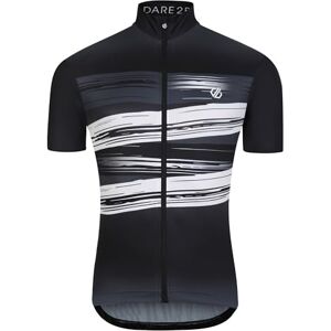Dare 2b Men's AEP Pedal Short Sleeved Jersey T-Shirt Black Dare 2b Men's AEP Pedal Short Sleeved Jersey T-Shirt Black