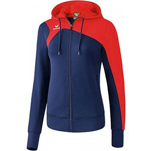 Erima Women's Club 1900 2.0 Training Jacket with Hood New Navy/Red, Size 36 Erima Women's Club 1900 2.0 Training Jacket with Hood New Navy/Red, Size 36