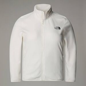The North Face Women's Plus 100 Glacier Full Zip Jacket, White Dune, 20/22 The North Face Women's Plus 100 Glacier Full Zip Jacket, White Dune, 20/22