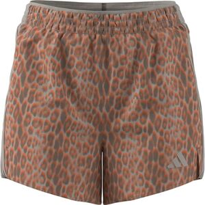 adidas Women's Workout Essentials Leopard Woven Shorts, Wonder Alumina/Chalky Brown, XL adidas Women's Workout Essentials Leopard Woven Shorts, Wonder Alumina/Chalky Brown, XL
