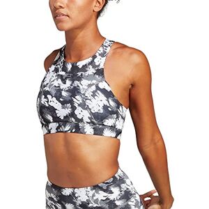 adidas Women's Running Medium Support Sports Bra, Black/White, XL adidas Women's Running Medium Support Sports Bra, Black/White, XL