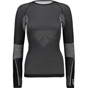 CMP Woman Seamless Sweat, Black, 36/38 CMP Woman Seamless Sweat, Black, 36/38