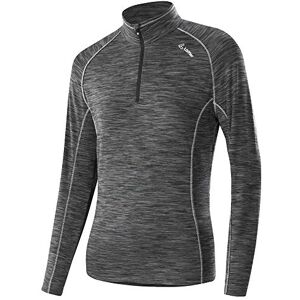 LÖFFLER Women's W Midlayer Evo Rainbow Transtex Jumper, Grey Melange, 46 LÖFFLER Women's W Midlayer Evo Rainbow Transtex Jumper, Grey Melange, 46