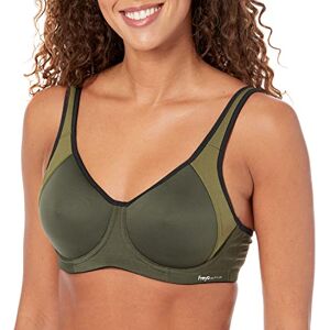 Freya Women's Sonic Underwire Molded Spacer Sports Bra, Opaque, Khaki, 34C Freya Women's Sonic Underwire Molded Spacer Sports Bra, Opaque, Khaki, 34C