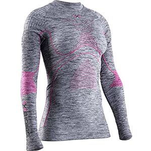 X-Bionic Womens Energy Accum Mel Rneck LS Baselayer - Grey - Base Layer X-Bionic Womens Energy Accum Mel Rneck LS Baselayer - Grey - Base Layer