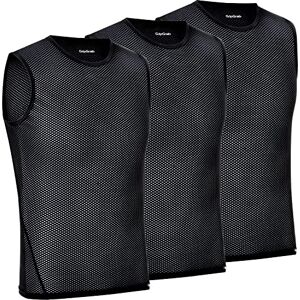 GripGrab Ultralight 1 and 3 Pack Sleeveless Base Layer Mesh Summer Cycling Undershirt Anti Odor Lightweight Vest GripGrab Ultralight 1 and 3 Pack Sleeveless Base Layer Mesh Summer Cycling Undershirt Anti Odor Lightweight Vest