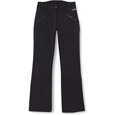 CMP Woman Pant With Inner Gaiter, Black, XXS CMP Woman Pant With Inner Gaiter, Black, XXS