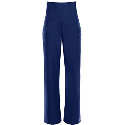 WINSHAPE Women's Functional Comfort Ankle Length Culottes Cul601c high Waist Tracksuit Bottoms, Dark Blue, M WINSHAPE Women's Functional Comfort Ankle Length Culottes Cul601c high Waist Tracksuit Bottoms, Dark Blue, M
