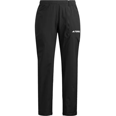 adidas Women's Terrex Multi Climaproof 2 Layer Rain Pants, Black, S Extra Tall adidas Women's Terrex Multi Climaproof 2 Layer Rain Pants, Black, S Extra Tall