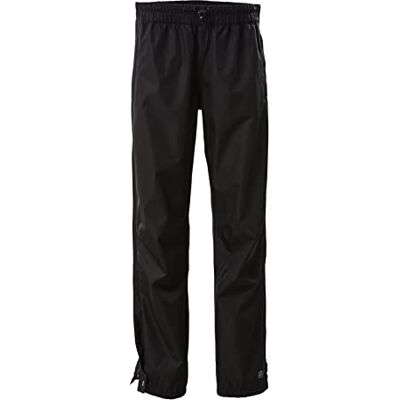 killtec KOS 18 WMN PNTS 38279-000 Women's Rain Trousers with Full-Length Zip, Packable, Black, 40 (UK 12) killtec KOS 18 WMN PNTS 38279-000 Women's Rain Trousers with Full-Length Zip, Packable, Black, 40 (UK 12)