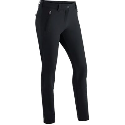maier sports Helga Slim, Women's Warm Hiking Trousers, Water-Repellent Outdoor Trousers for Trekking & Hiking, Close-Fitting Cut, PFC-Free, mSTRETCH pro 2 & dryprotec Technology Black maier sports Helga Slim, Women's Warm Hiking Trousers, Water-Repellent Outdoor Trousers for Trekking & Hiking, Close-Fitting Cut, PFC-Free, mSTRETCH pro 2 & dryprotec Technology Black