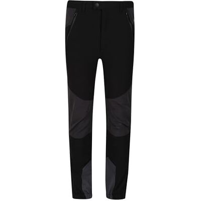 Regatta Boys Tech Mountain Isoflex Durable Walking Trousers. Water Repellent & Elasticated. Suitable for Walking & Hiking. Black Regatta Boys Tech Mountain Isoflex Durable Walking Trousers. Water Repellent & Elasticated. Suitable for Walking & Hiking. Black