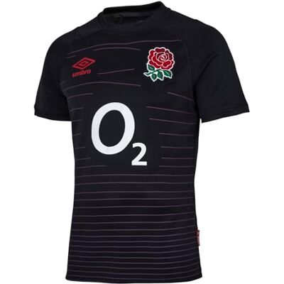 Umbro England Alternate Replica Jersey - Black - Short Sleeve Jersey Umbro England Alternate Replica Jersey - Black - Short Sleeve Jersey