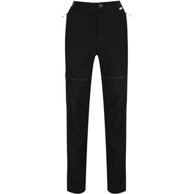 Regatta Women's Mountain Zip Off Walking Trousers Black Regatta Women's Mountain Zip Off Walking Trousers Black